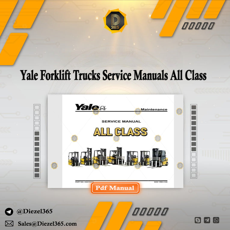 Yale Forklift Trucks Service Manuals All Class New Models PDF