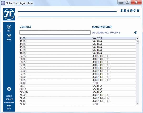 ZF Agriculture Parts Catalog 2022