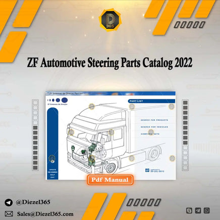 ZF Automotive Steering Parts Catalog 2022 Diezel365