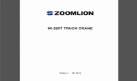 Zoomlion Crane PDF Manuals Collection Diezel365