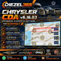 ChrysIer CDA v6.16.83 Engineering Diagnostic Software 2026 for MlCROP0D II Diezel365