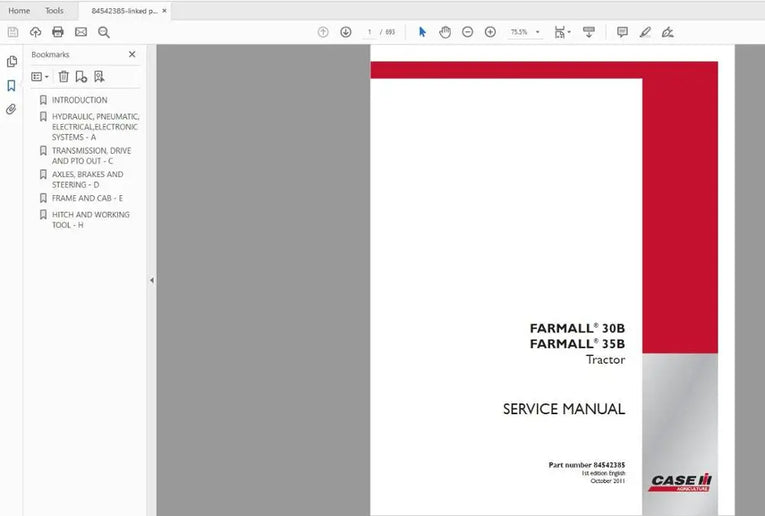 Case IH Agricultural 2019 Full Service Manual