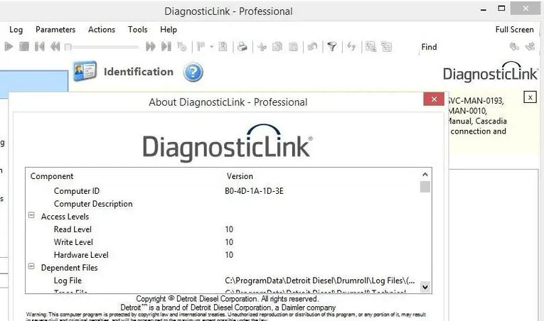 Detroit Diesel Diagnostic Link DDDL 8.09 SP2 Level 10 + Unlock Kg