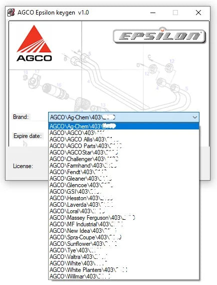 AGCO Epsilon Security Key Generator