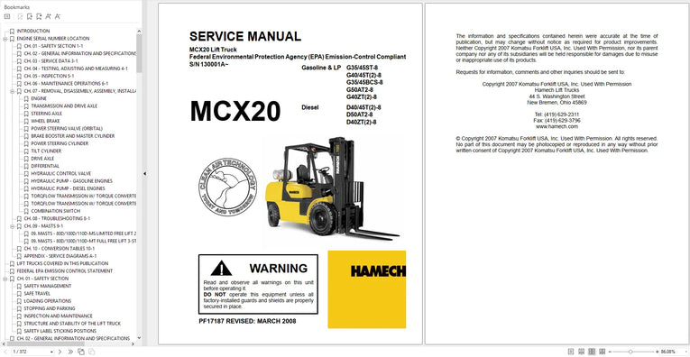 CROWN Forklift Truck Service Manuals & Parts Manual DVD