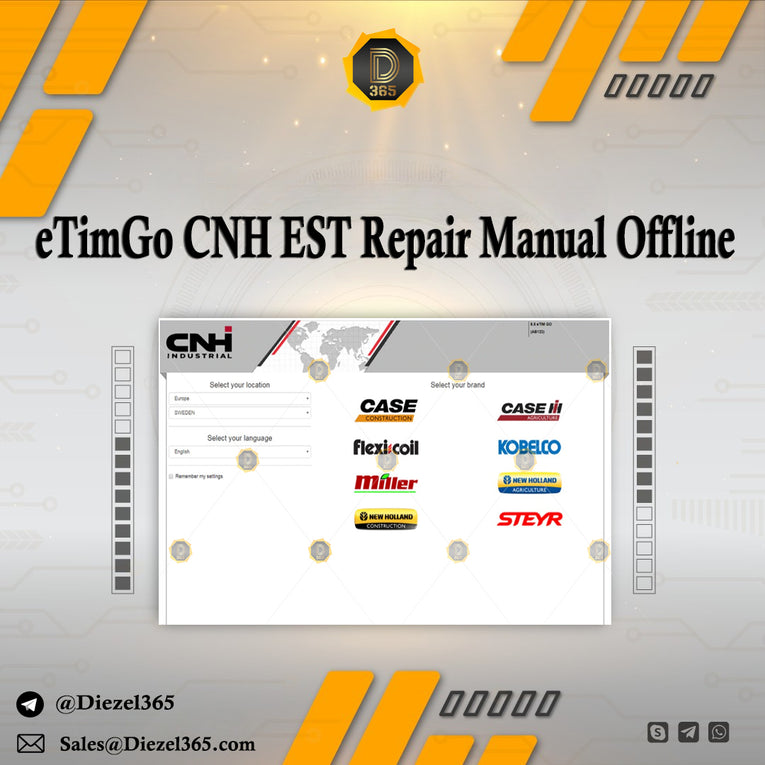 eTimGo CNH EST 2026 Repair Manual Offline