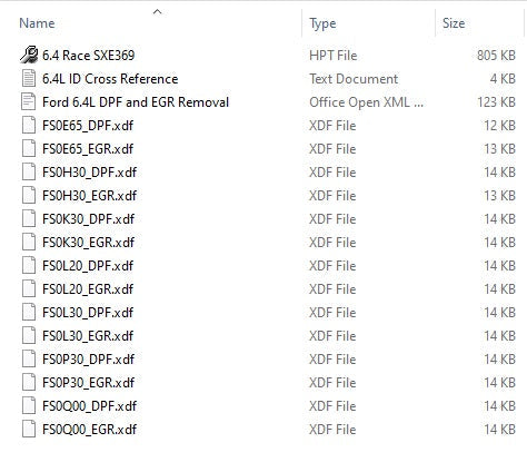 FORD XDF DPF EGR delete files + Removal guide