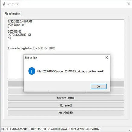 HPT TO BIN CONVERTER SOFTWARE + UNLOCKER Diezel365