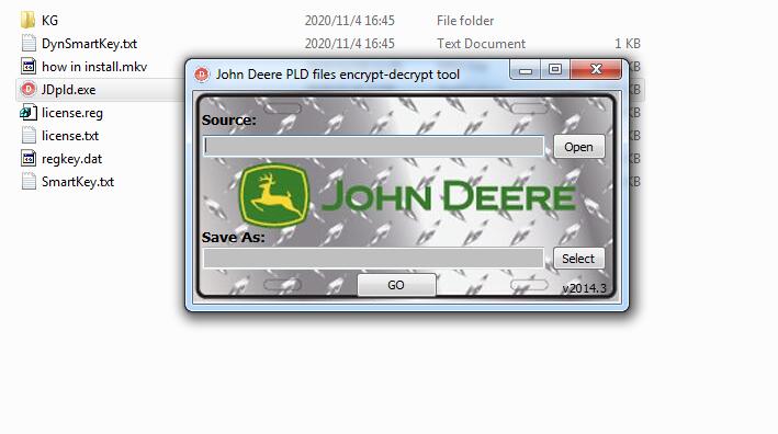 John Deere Payload files + PayLoad Encryptor/Decryptor tool