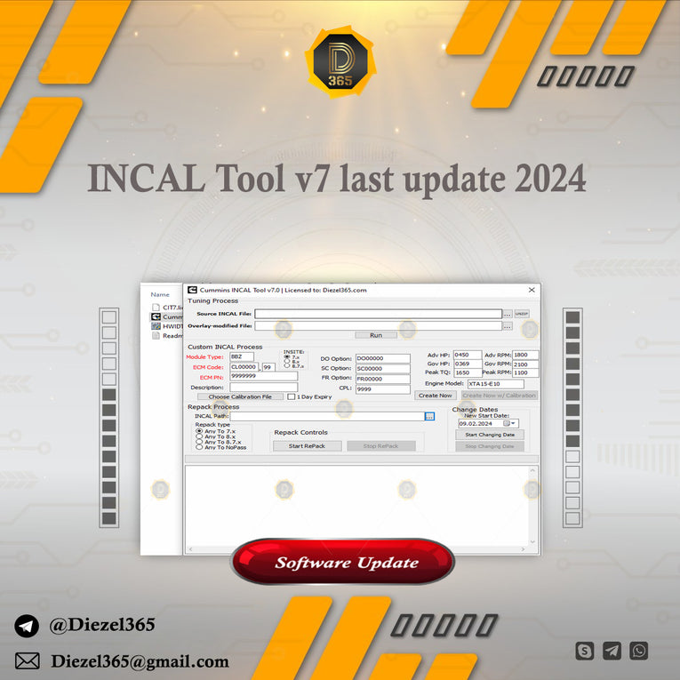 lNCAI Tool v7 last update