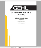 GEHL Machinery Heavy Equipment Service Manuals, Hydraulic & Electrical Schematic DVD 4.89GB PDF 2022 Diezel365