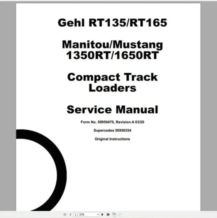 GEHL Machinery Heavy Equipment Service Manuals, Hydraulic & Electrical Schematic DVD 4.89GB PDF 2022 Diezel365