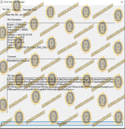 CHRYSLER EFD FCA TO BIN CONVERTER Extract – decode FCA .efd files Diezel365