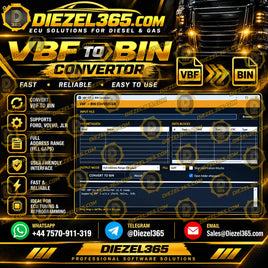 VBF to BIN Convertor Tool Diezel365
