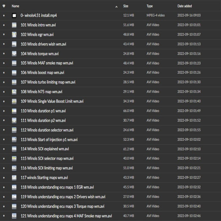 Chip tuning Course - Learning WinOLS Videos and PDF