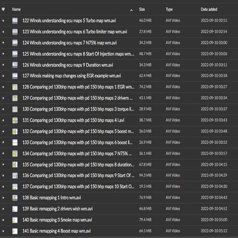 Chip tuning Course - Learning WinOLS Videos and PDF