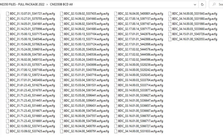 COMMINS CM2350 FILES - New PACKAGE 2024