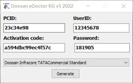 Doosan e-Doctor Engine Diagnostic 2.4.0.7 (EDIA) 2023 Truck and Bus Software Package Diezel365