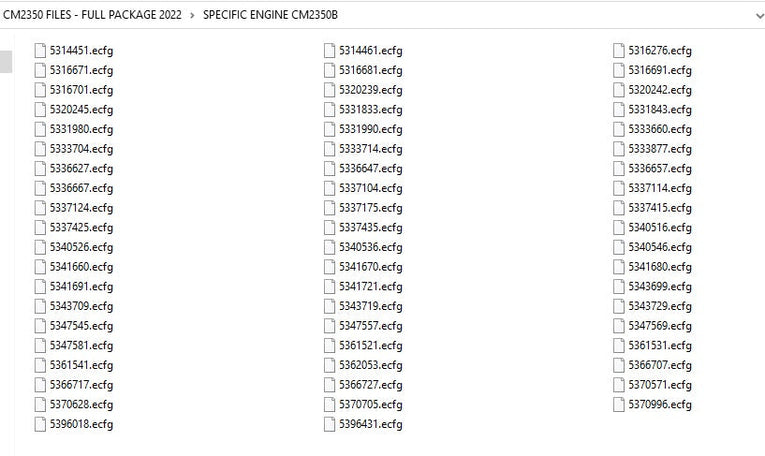 COMMINS CM2350 FILES - New PACKAGE 2024