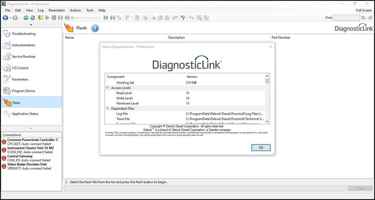 Detroit Diesel Diagnostic Link DDDL 8.13 SP3 Professional Offline Level 10.10.10 MAX Edition + TS