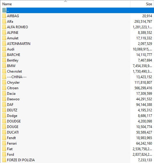 THE LARGEST CARS MOTORCYLES AND TRUCKS 1.5 TB TUNING FILE ARCHIVE