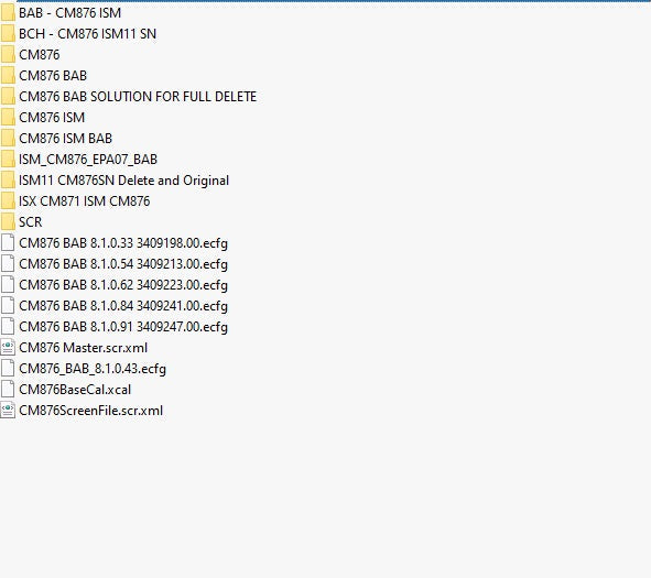 Commins CM870 CM875 CM876 ISM DPF EGR SCR DELETE Files