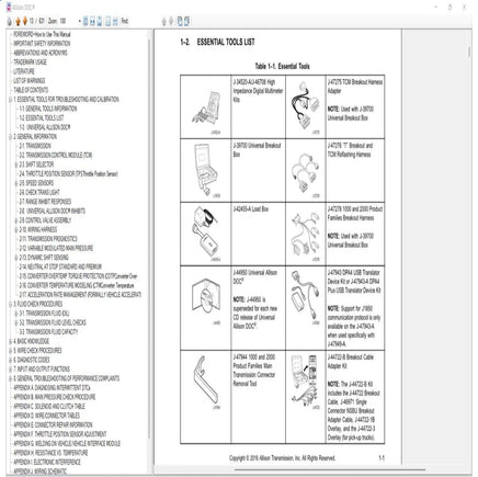 Allison DOC v2023.02 Diagnostic Transmission + GEN 5 [12.2023] + Unlimited LICENSES Subscription Diezel365