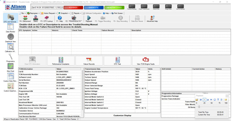 Allison DOC v2022.1 Diagnostic Transmission + GEN 5 [12.2023]