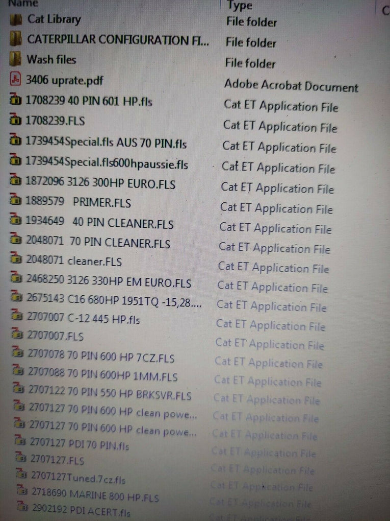 Cat Electronic Early and Late flash files