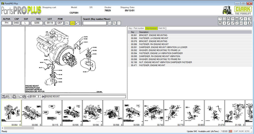 Clark EPC Spare Parts List Parts Pro Plus v541