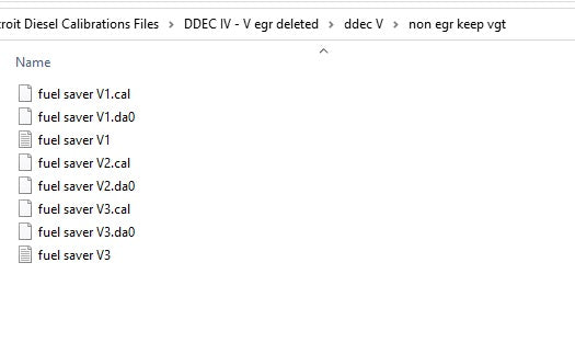 Detroit Diesel Calibrations Files Package