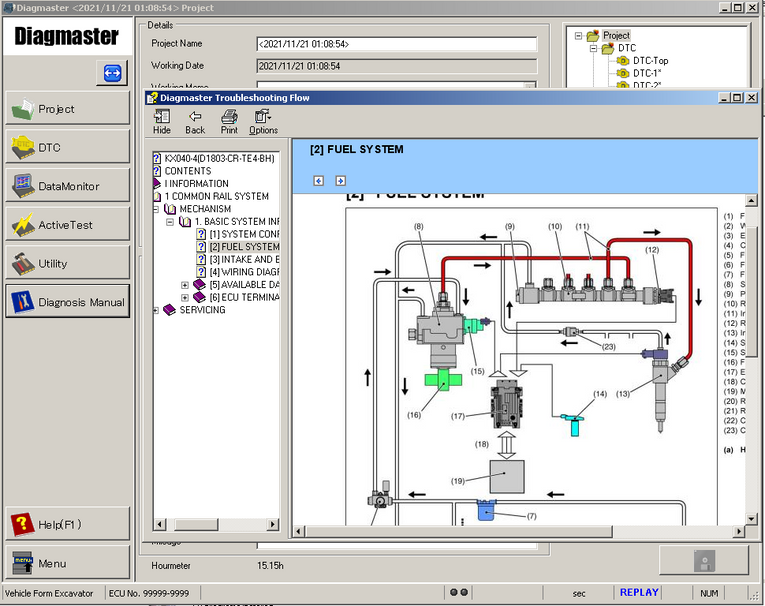 Kubota / Takeuchi DiagMaster v21.11.01 last version – Level 9 + Unlock KG