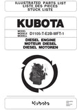 Kubota Engine Parts List PDF 2019 Diezel365