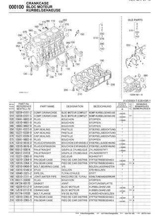 Kubota Engine Parts List PDF 2019 Diezel365