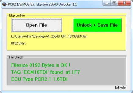 PCR2.1 and SIMOS8.x Unlocking software for tuning, edit maps, ecu Diezel365