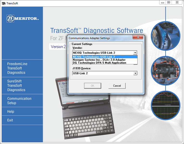 ZF MERITOR TransSoft v2.1 Diagnostic Software + kg