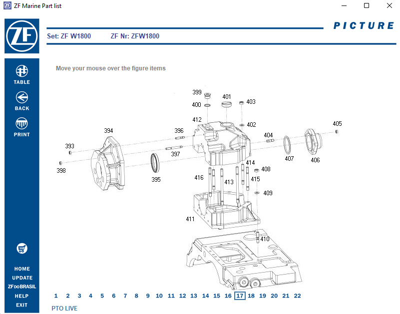 ZF Marine Parts Catalog 2017