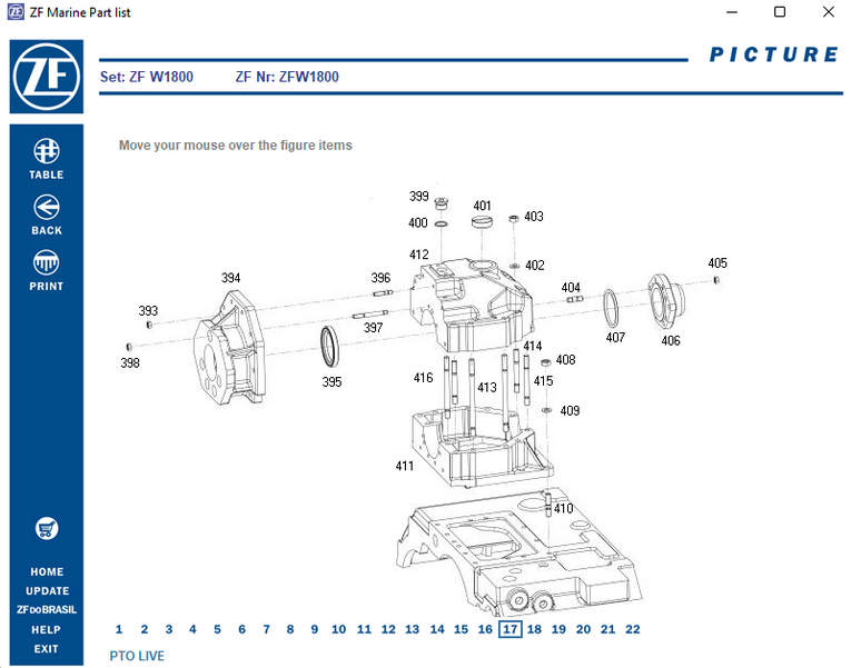 ZF Marine Parts Catalog 2017