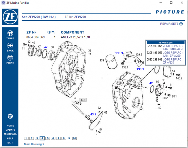 ZF Marine Parts Catalog 2017