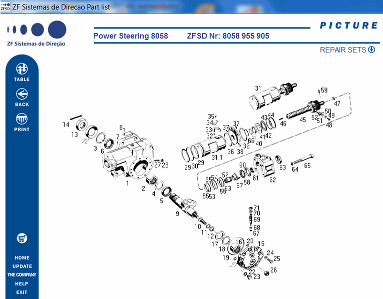 ZF Automotive Steering Parts Catalog 2022