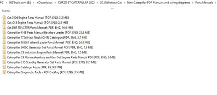Caterpillar Spanish Course + English PDF Manuals, wiring diagrams and Delete guides Diezel365
