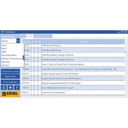 DTC SOLUTIONS TRUCK WITH WIRING DIAGRAMS + KG Diezel365