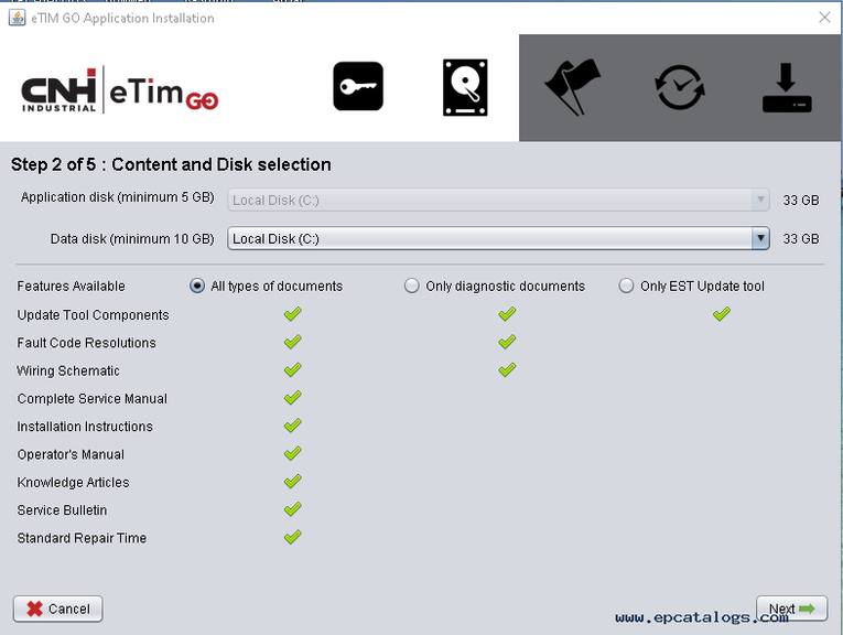 eTimGo CNH EST Repair Manual Offline 2024