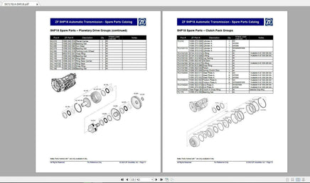 ZF Transmissions All Models Full Set Manuals 2021 Diezel365