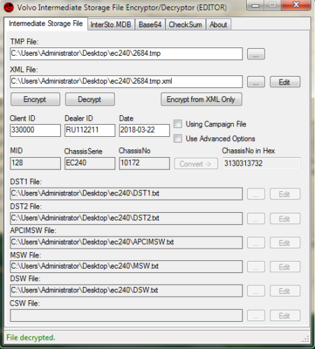 Volvo Excavator EC240B MID 128 - 20577131 - Construction Equipment Flash File - 808TRUCK