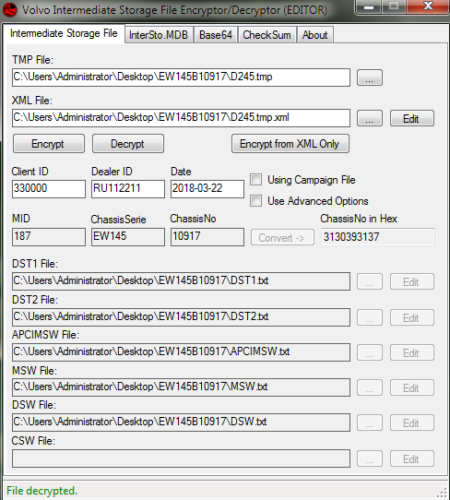 Volvo Excavator EW145B MID 187 - Construction Equipment Flash File - 808TRUCK