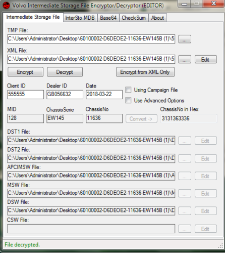 Volvo Excavator EW145B MID 128 EECU 60100002 - Construction Equipment Flash File - 808TRUCK