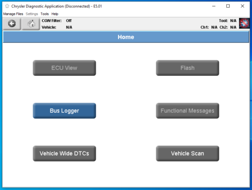 Chrysler Diagnostic Application (CDA) v5.01 Multilingual