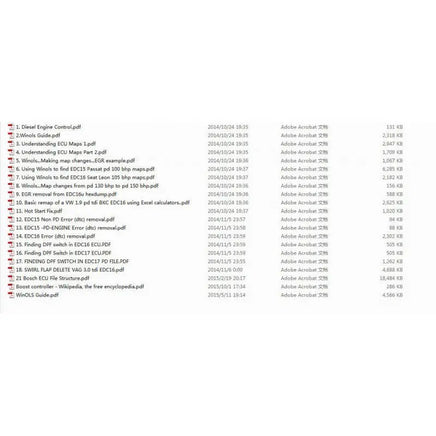 WINOLS VIDEO + PDF TUTORIAL Diezel365